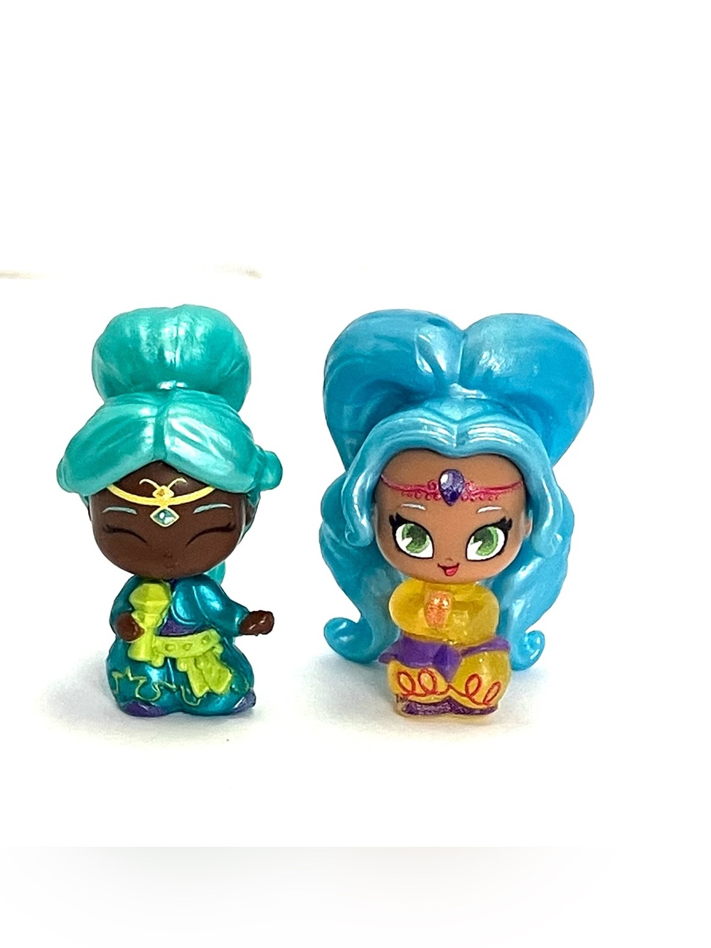 Nickelodeon Shimmer & Shine Teenie Genies Mini Figures Lot (2) 1.5in